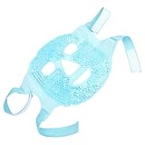 TOKIDNY Gel gesichtsmaske für Heiß kalt therapie Kühlend und Wärmend Entspannende Vollgesichtsmaske gegen Augenringe Schwellungen und Falten Atmungsaktiv und Hautfreundlich Formangepasst