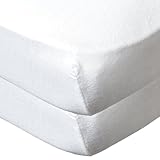 BabyCalin Set mit 2 Spannbetttüchern, 60 x 120 x 15 cm, Bio, 1 Stück
