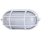 Tnfeeon Explosionsgeschützte, Dampfdichte Saunaleuchte, 60 W G4-Glühbirne, Dampfraumbeleuchtung mit Controller-Kompatibilität, Ovales oder Rundes Design 8,3 X 4,3 X 3,7 Zoll für das (Typ 2)