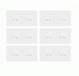 6 Stück Dusch-Caddy, selbstklebender Ersatz, selbstklebende Duschregale, Haken, Caddy Regale, Korb, Dusch-Organizer, Duschaufkleber, Badezimmer-Aufhängehaken, kein Bohren, klebrige Haken zum Aufhängen
