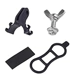 lazyfun Fahrrad Lichthalter Taschenlampen Clip Hochwertige Materialien Verstellbare Leichte Designs Für Outdoor Radfahren Fahrrad Nummernschild