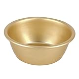 Cabilock Schüssel Reiswein Camping Weinschalen Nudelschüssel Traditionelle Schüssel Instant-nudeln Rührschüssel Wasserbecher Instant-ramen-schüssel Backschalen Container Golden Aluminium