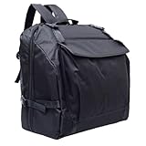 YARNOW Akkordeonbeutel Akkordeon-Aufbewahrungstasche Aufbewahrung von Musikinstrumenten Akkordeon Taschen Zubehör für Musikinstrumente Akkordeontasche Stoff Black