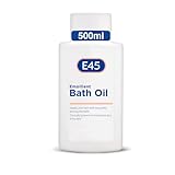 E45 Bath Oil 500 ml – Badeöl Weichmacher, um trockene Haut mit Feuchtigkeit zu versorgen – Seifenfrei und parfümfrei Weichmachendes Bade- und Duschöl Duschgel - Dermatologisch getestet