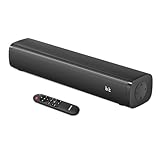 Wohome 2.1-Kanal Soundbar für TV Geräte,16 Zoll Bluetooth Sound bar,TV Lautsprecher mit Bluetooth/Optisch/AUX/USB Anschluss für PC/Gaming/Projektoren/Desktop/Laptop