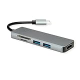 ROLINE Dockingstation USB Typ C, 4K HDMI, 2X USB3.2 Gen1 (Typ A), SD/MicroSD