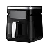 STARCREST Heißluftfritteuse 7L Fassungsvermögen, 2000W geräumige Heissluftfritteuse XXL 80-200°C, Airfryer groß mit 12 Voreinstellungen, Warmhaltefunktion, Schwarz