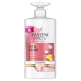 Pantene Pro-V Lift & Volume Haarverdickendes Shampoo mit Biotin, Silikonfrei 1000ml Pumpspender. Pro-V Miracles Shampoo, Angereichert mit Antioxidantien. Sichtbar Volleres Haar