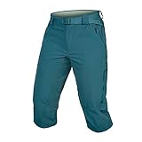 Endura Damen Hummvee 3/4 Baggy Mountain Radhose Deep Teal, X-Large
