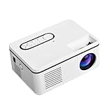 Angoily Mini LED Projektor Tragbar Home Cinema mit Integriertem Media Player Energiesparend Diffuse Reflexionstechnologie Kompatibel mit Tv Box Laptop Auto USB stromversorgung für Outdoor
