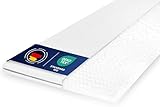 OnlyDreams – 5cm Matratzen Topper 100x200cm | ergonomischer 7-Zonen Kaltschaum | Härtegrad H2&H3 | rutschfest | Memory Effekt | optimaler Liegekomfort | atmungsaktiver, waschbarer Bezug | Oeko-TEX®