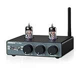 AIYIMA T1PRO Röhrenvorverstärker Verstärker Heim-Audio-Vorverstärker Mini-Vakuum-Vorverstärker-Empfänger Bluetooth 5.1 QCC3040 APTX-HD Mit Bass-Höhen-Klangreglern und 12-V-Triggerausgang