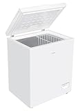 homeX FT1125-W Gefriertruhe | Tiefkühltruhe | 142 Liter Nutzinhalt | Super-Frost-Funktion | 4-Sterne-Gefrierraum | inkl. Ablagekorb | Elektronische Temperatursteuerung | Weiß