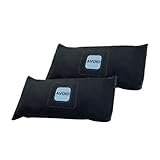 AVOID Auto-Luftentfeuchter 400g x 2Kissen | Wiederverwendbarer Auto-Luftentfeuchter | Luftentfeuchterbeutel mit Silikagel | Gegen Feuchtigkeit in Wohnmobile, Garage, Wohnung, Schrank | Schwarz