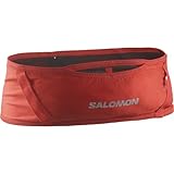 Salomon Pulse Unisex-Gürtel, Eng anliegende Passform, Intelligente Verstaulösung, Outdoor-Vielseitigkeit, Rot, S