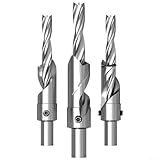 YobiLife Stufenbohrer für Holz und Kunststoff, gehärteter Karbonstahl, Kegelsenker mit schnellem Spanauswurf, 4–10 mm Salatbohrer, 100 mm, 1 Stück (5 × 10 × 100)