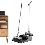 Kehrblech Und Besen Set,3-teiliges Reinigungswerkzeug Staubwedel Gadgets - Besen Mit Kehrschaufel,geeignet für Zuhause Küche Wohnung Innenbereich Außenbereich Boden Studentenwohnheim