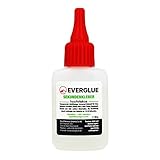 EVERGLUE Sekundenkleber extra stark dickflüssig 30g für präzises Kleben und schnelle Reparaturen - Superkleber extra stark schnelltrocknend und hochviskos ohne Nachtropfen