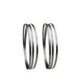 2 Stück Bandsägeblatt 1425 x 6,35 x 0,35 mm for 8 Zoll Draper BS250 Nutool FOX Silverline Delta Holzbandsäge TPI 6/10/14(TPI 14)