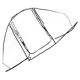 ERINGOGO Großer Doppelwagen Regenabdeckung Universeller Regenschutz Für Kinderwagen Transparent Bietet Optimalen Schutz Wind Regen Für Ausflüge
