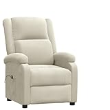 Kangmusi Relaxsessel Elektrisch Creme Samt,3098402