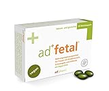 adfetal - Schwangerschaftsvitamine - Optimale Unterstützung von Kinderwunsch bis Stillzeit mit DHA, Vitamin D, Jod & Folsäure - Vegan & Allergenfrei