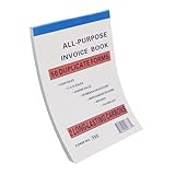 Gogogmee Invoicebuch für Kleinunternehmen mit Kompakter Effizienter Gestaltung Geeignet für Bestell und Empfangsverwaltung Vielseitig Einsetzbar in Handel und Außenhandel