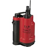T.I.P. I-Compac 7500 Drainage-Tauchpumpe, Kunststoff, Rot 18 x 13 x 30 cm