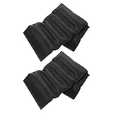 Hoement 2 Stück Pack Weinflaschenkühler mit Gelkissen Schwarze Isolierte Thermotaschen mit Flexible Flaschenkühltaschen für Outdoor Picknick und Gartenfeier