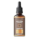 Bräunungstropfen | 60ml Sonnenloser Bronzer Selbstbräuner | Nährende graduell feuchtigkeitsspendende Bräunungstropfen für das Gesicht und den Körper für Innen- und