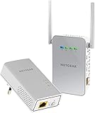 Netgear PLW1000-100PES Powerline-Adapter Set (AC WLAN Access Point, 1 x Gigabit-Port, bis zu 1000 Mbit/s, HomePlug AV2) weiß
