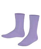 FALKE Unisex Kinder Comfort Wool K SO Wolle einfarbig 1 Paar Socken, Lila (Light Lilac 6819), 19-22