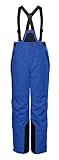killtec Jungen Funktionshose/Skihose mit abzippbarem Latz KSW 79 BYS SKI PNTS, neon Blue, 176, 37310-000