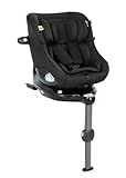 Graco Turn2Me™ DLX i-Size R129, 360° drehbarer Reboarder mit ISOFIX, Autositz bis ca. 4 Jahre (40-105 cm), 5-Punkt-Gurt und bequeme Liegepositionen, Rückprallbügel, Drehsperre, schwarz, Midnight