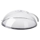 Mikrowellenabdeckhaube mit Griff, Kunststoff (PP) BPA-frei, transparent, Ø ca. 26 cm