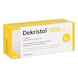 Dekristol 1.000 I.E. Vitamin D3 Tabletten für starke Knochen, 200 Stück