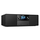 PHILIPS Mikro-Musiksystem TAM6805 50W All-in-One mit Internetradio, Bluetooth, Spotify Connect, USB, CD-Player, DAB+, FM, Bassreflex-Lautsprecher – Kompaktes Audiosystem für Zuhause, Büro oder Küche