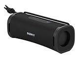 Sony ULT Field 1 - Kabelloser tragbarer Bluetooth-Lautsprecher mit ULT Power Sound, kraftvollem Bass, IP67, wasserdicht, staubdicht, stoßfest, 12h Akku, klare Gesprächsqualität, Outdoor- Schwarz