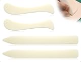 AOYEGIC 4 Stück Falzbein für Papier,Falzbrett,Papierschneider,Handwerk Werkzeug,Rillwerkzeug,verwendet für Origami Buchbinderei Packlisten-Beutel Schneide Kartenherstellung