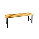ADB Garderobenbank Umkleidebank Garderoben Sitzbank freistehend 1000x400x420 mm