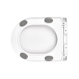 Extra Dicke Langsam Schließende Toilettensitz Allgemeine Installation Nicht Schlupfbasi