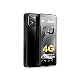 ZOKOE Mini Handy Kinder Smartphone 4-Zoll-Bildschirm 4GB RAM 128GB ROM 2MP+5MP 2600mAh Akku Reverse Charging Dual SIM Octa-Core Facial Unlock No Contract 4G Phone (Schwarz)