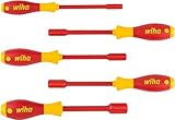 Wiha Steckschlüssel Schraubendreher Set SoftFinish® electric (29466) 5 tlg. I für Außensechskantschrauben I 5,5mm 7mm 8mm 10mm 13mm I für Elektriker