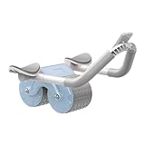 Generisch Bauchrad Roller Springback - Bauchtrainer für zu Hause - Bauchmuskelrad mit Knieschoner, Trainingsgerät für Kerntraining, Zuhause, Fitnessstudio