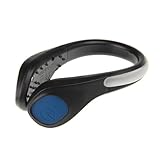 UPKOCH LED Schuhclip Sicherheitslicht Wetterfeste LED Schuhlichtclips In Blau Grün rutschfest und Sichtbar für Jogger Radfahrer und Spaziergänger