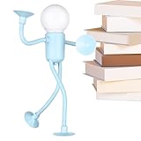 Générique Lustiges Nachtlicht – Stimmungslampe flexibel mit Saugnapf – Nachtlicht Schlafzimmer Nachtlicht Tischlampe | für Dekoration von Haus, Schlafzimmer, Wohnzimmer, Büro, Kühlschrank, Wand