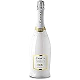 Canti - Sekt D.O.C. ICE, halbtrockener Eiswein, italienische Glera-Traube aus Veneto, knackiger und fruchtiger Geschmack, 1x750 ml