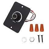 DC12V 5A Dimmer Schalter für PWM LED Streifen Licht Aluminium Gehäuse Drehknopf Steuerung für Auto LKW Anhänger Wohnmobil Yacht