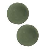 LIFKOME 2 Stück Grüne Floristen-schaumkugeln Feucht Trocken Steckmasse für Blumenarrangements für Hochzeit Weihnachten Geburtstag und Künstliche Blumen Dekoration