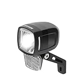 Addview Dynamo Frontlicht 80 Lux Hammer M80 – Fahrradlampe mit Helligkeitssensor, Standlicht, StVZO & ECE zugelassen, Aluminiumhalterung, IP65, 6V für Nabendynamo oder Seitenläufer